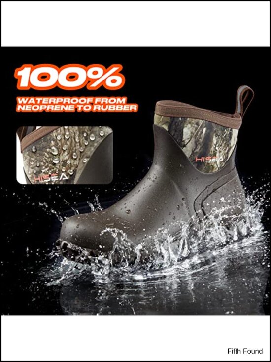 Men\'s Rain Boots Waterproof Ankle Booties for Gardening main image 6